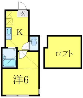 ALBA CASA 大山【1階】の間取り