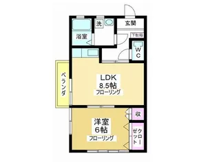 第3昌永コーポ【2階】の間取り