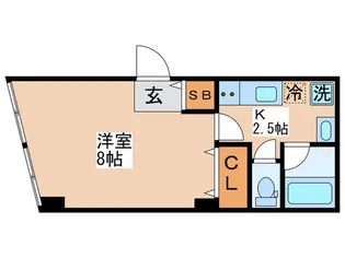 コア南町【3階】の間取り