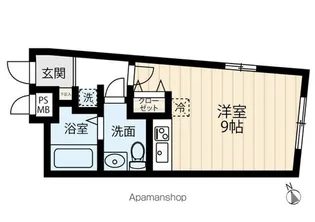 グランツ立川【1階】の間取り