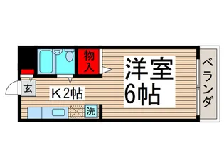 ピアネ-ズ中山【2階】の間取り