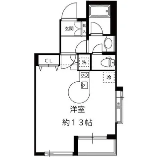パルテール祐天寺【2階】の間取り