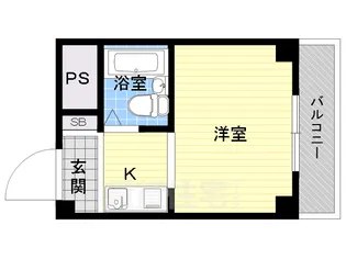 ハイツ大朋【2階】の間取り