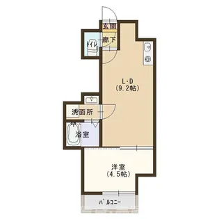 アヴェーレ京阪本通【8階】の間取り