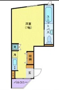 EAST RISE 由比ガ浜B【2階】の間取り