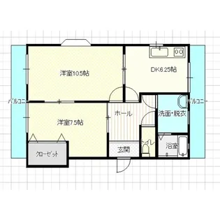 メゾンMK【2階】の間取り