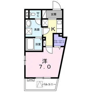 フィオーレ静【2階】の間取り
