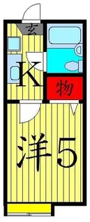 プチクレール北綾瀬C【2階】の間取り
