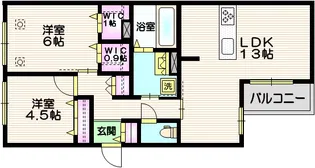 エスポワール大宮【3階】の間取り