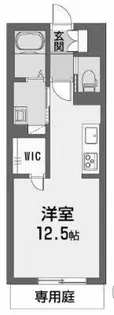シャーメゾン北藤原【1階】の間取り