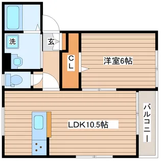 PrimRose船岡A棟【1階】の間取り