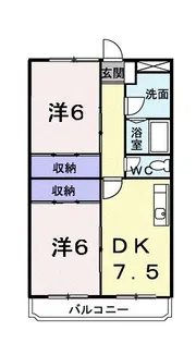 ヴィラノーブル【1階】の間取り