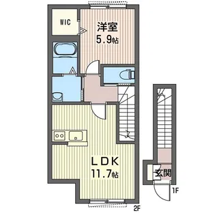 プライムC【1階】の間取り