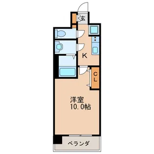 プレサンス丸の内フォート【15階】の間取り