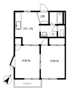 パークハイムC【2階】の間取り