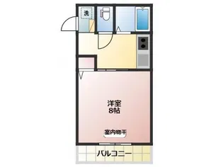パークプレイス西川原I棟【2階】の間取り