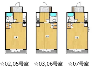 マンションヤマモト壱番館【7階】の間取り