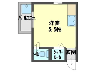 兵庫県明石市西明石北町1【アパート】の間取り