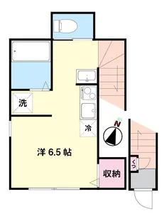 東京都中野区野方3【アパート】の間取り