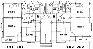 フローレンスII【1階】の間取り