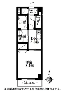 サンコート朋友【4階】の間取り