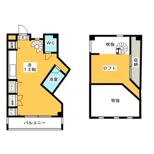 HERMITAGE2005【3階】の間取り