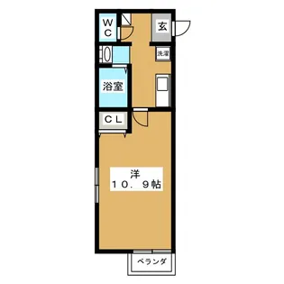 ドメーヌ柏【1階】の間取り