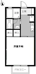 エクセルコート【2階】の間取り