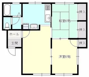 タウンハウス前川【2階】の間取り