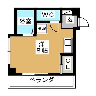 ビアンカ戸越【3階】の間取り