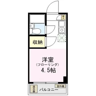 レジデンスカープ八王子【2階】の間取り