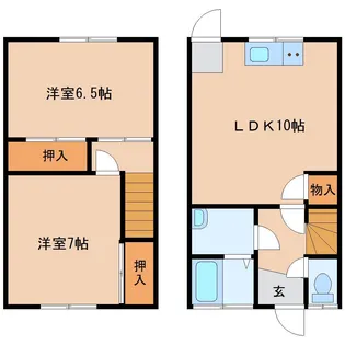 SANSEIコーポ【1階】の間取り