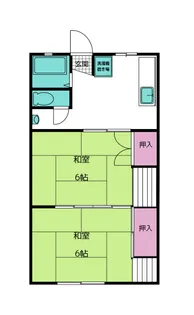 シテイハイム山吹【2階】の間取り