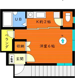 シーメゾン豊島【2階】の間取り