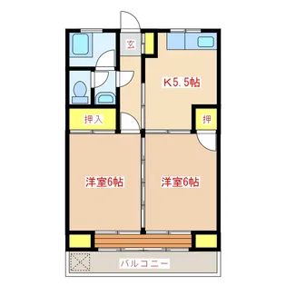 センチュリー21【4階】の間取り