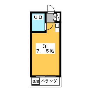 マドレーヌ八王子【3階】の間取り