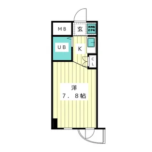 ファッションビルSHALL【4階】の間取り