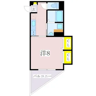 鹿児島県鹿児島市平之町【マンション】の間取り