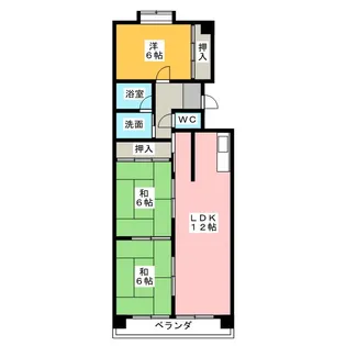 メゾン島田【2階】の間取り