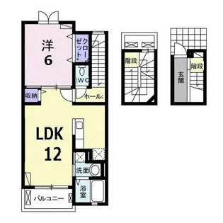 アベニュー ウエストナイン II【3階】の間取り