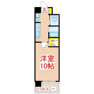 メゾンデアレグリア照国【4階】の間取り