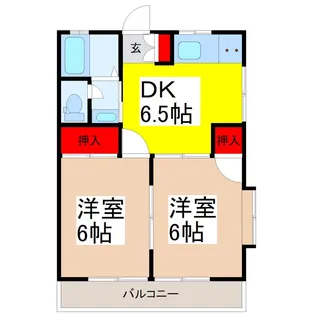 サカイコーポ2【2階】の間取り