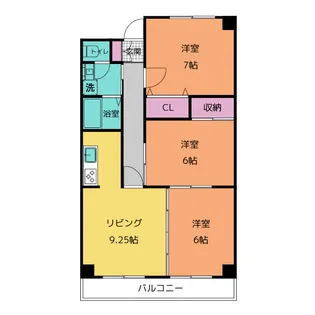 メゾン松月【3階】の間取り