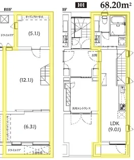 Ts Residence白金高輪の間取り