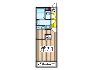 リブリ ローズガーデン【2階】の間取り