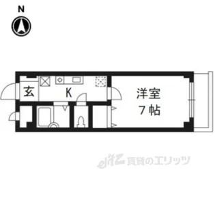 アルビーコート【2階】の間取り