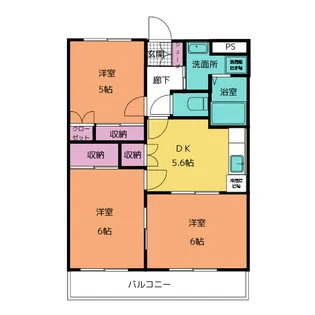 グリーンハイムK【1階】の間取り