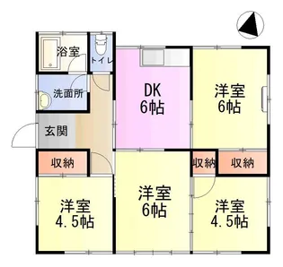 長野県長野市大字安茂里【一戸建】の間取り