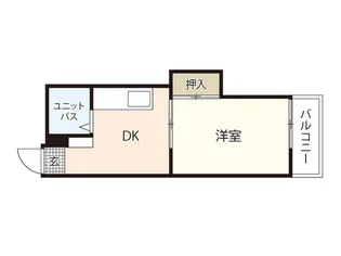 第6シモビル【4階】の間取り