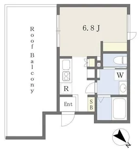 COZY県立美術館前【5階】の間取り